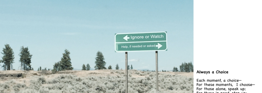 direction sign on Highway 2, Wa State; Wilbur left; Davenport right